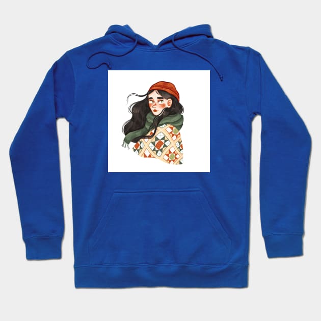 It's Cold Outside Hoodie by Iz Ptica